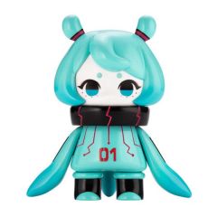 Hinomoto Heavy Industries Action Figure Ocean Exploration Robot Denshitako No. 3 Hatsune Miku Color Ver. 9 cm