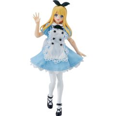 Original Character Figma Action Figure Female Body (Alice) with Dress and Apron Outfit 13 cm