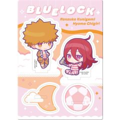 Blue Lock Acrylic Stand Buddycolle Good Night Ver. 2 Rensuke Kunigami & Hyoma Chigiri 14 cm