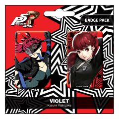 Persona 5 Royal Pin Badges 2-Pack Violet / Kasumi Yoshizawa 