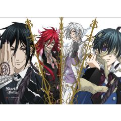 Black Butler group wallscroll