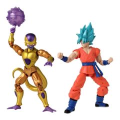 Dragon Ball Super: Dragon Stars - Golden Frieza vs Super Saiyan Blue Goku Action Figure Battle Pack