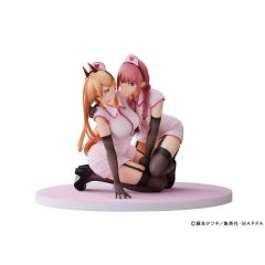 Chainsaw Man PVC Statue 1/7 Power & Makima Nurse Ver. 14 cm