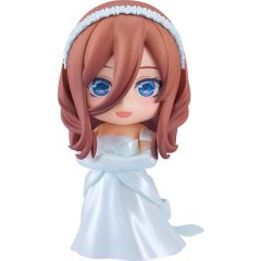 The Quintessential Quintuplets Nendoroid Action Figure Miku Nakano: Wedding Dress Ver. 10 cm