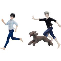 Yuri!!! on Ice PVC Statues 1/8 Yuri, Victor & Makkachin 10 - 23 cm