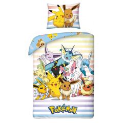 Pokémon Duvet Set Pikachu, Eevee & Friends 140 x 200 cm / 70 x 90 cm        