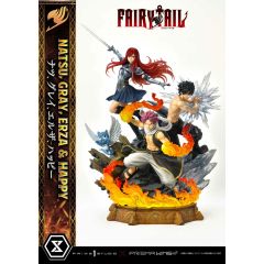 Fairy Tail PVC Statue 1/6 Natsu, Gray, Erza, Happy 57 cm