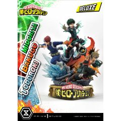 My Hero Academia Statue Midoriya, Bakugo & Todoroki Deluxe Bonus Version 69 cm