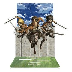 Blue Lock Acrylic Diorama Eren, Mikasa & Armin 20 cm     