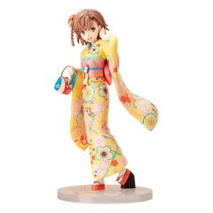 A Certain Scientific Railgun T PVC Statue 1/7 Mikoto Misaka Furisode Version 24 cm