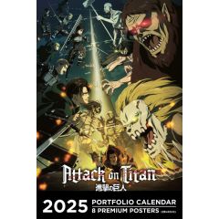 Attack on Titan Portfolio Calendar 2025 *English Version*